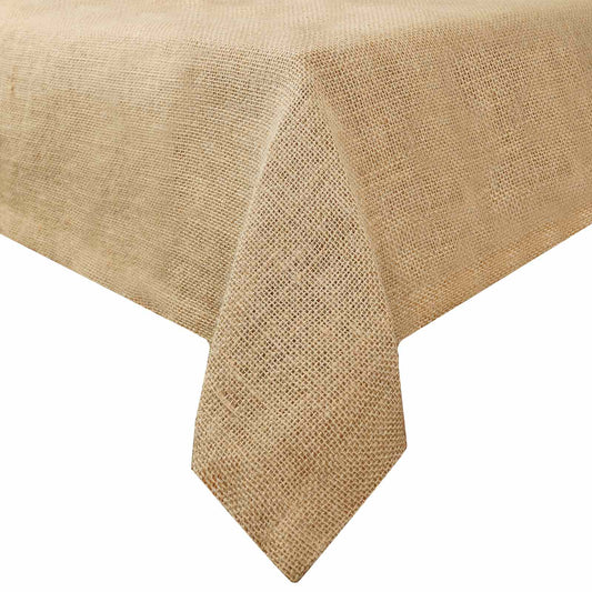 Jute Tablecloth Natural 140 x 200 cm 100% Tossa Jute