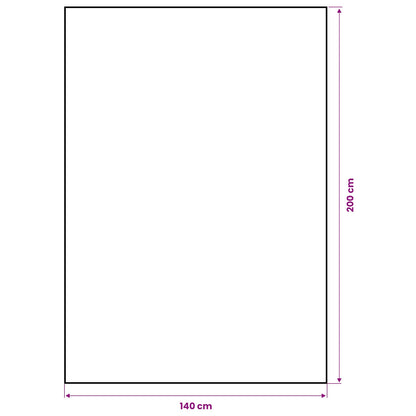 Jute Tablecloth Natural 140 x 200 cm 100% Tossa Jute