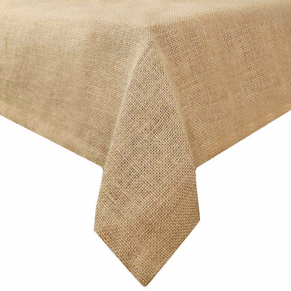 Jute Tablecloth Natural 180 x 180 cm 100% Tossa Jute