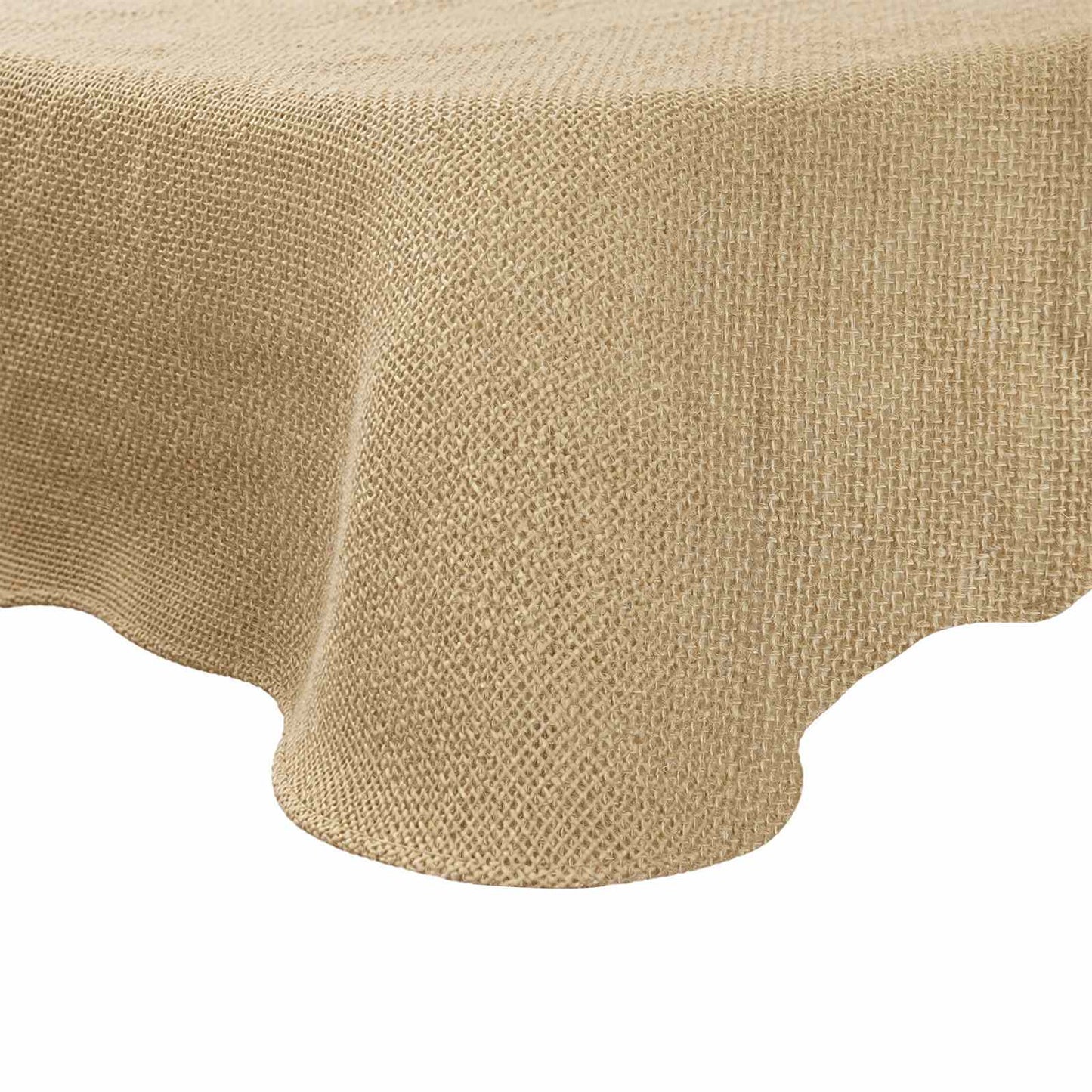 Jute Tablecloth Natural Ø 300 cm 100% Tossa Jute