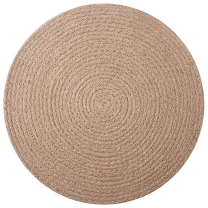 Jute Placemets 12 pcs Natural Ø 30 cm 100% Tossa Jute