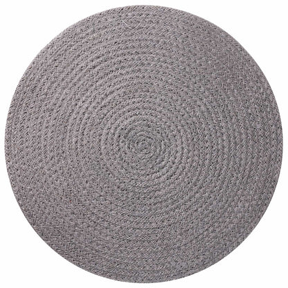 Jute Placemets 12 pcs Grey 100% Tossa Jute