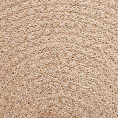 Jute Placemets 12 pcs Natural and Black 100% Tossa Jute