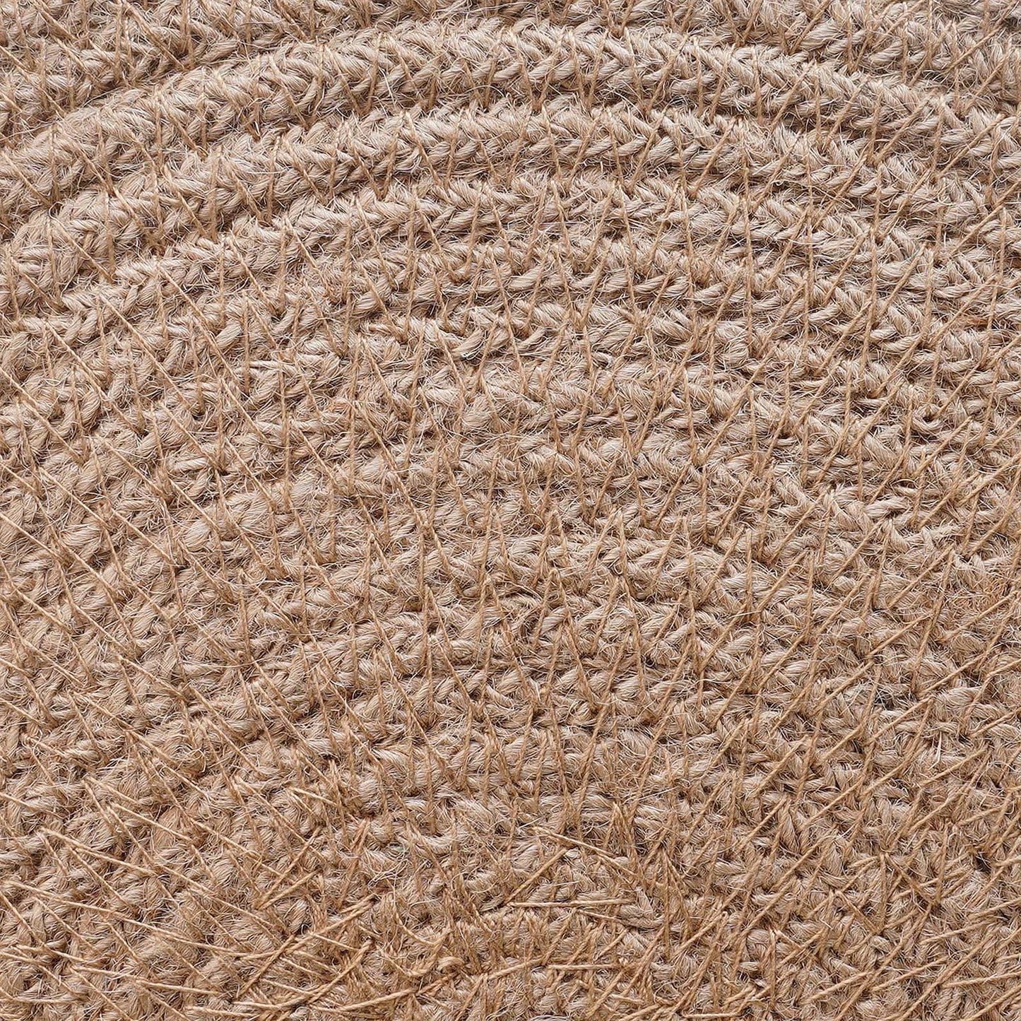 Jute Placemets 4 pcs Natural and White Ø 30 cm 100% Tossa Jute