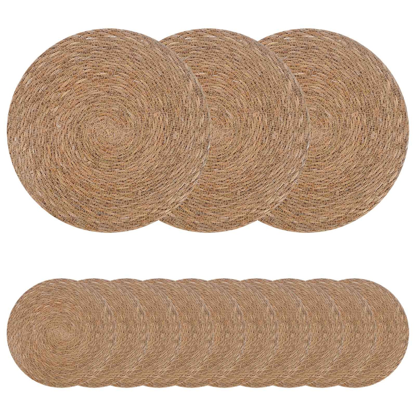 Seagrass Placemets 50 pcs Natural 100% Seagrass