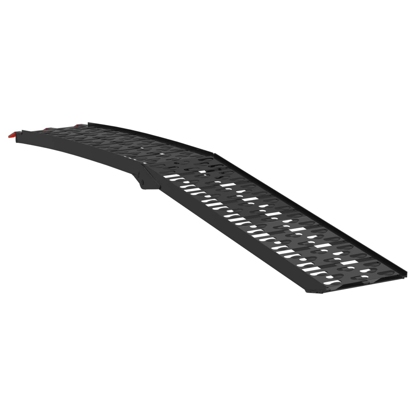 Foldable Motorcycle Ramp 340 kg per ramp 2 pcs Black Aluminium