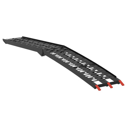 Foldable Motorcycle Ramp 340 kg per ramp 2 pcs Black Aluminium