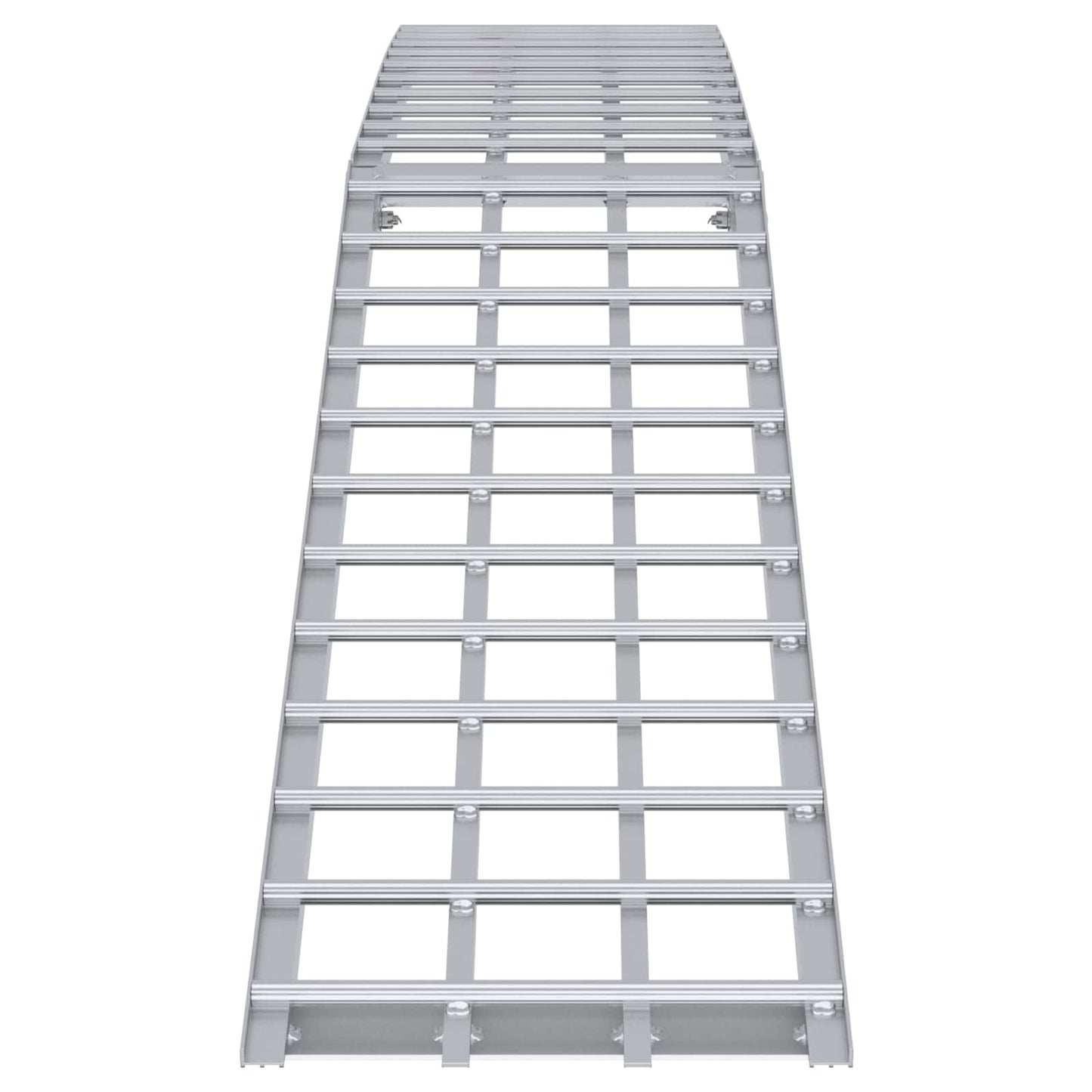 Motorcycle Ramp 680 kg Folding Silver 230 x 44 x 5 cm Aluminium