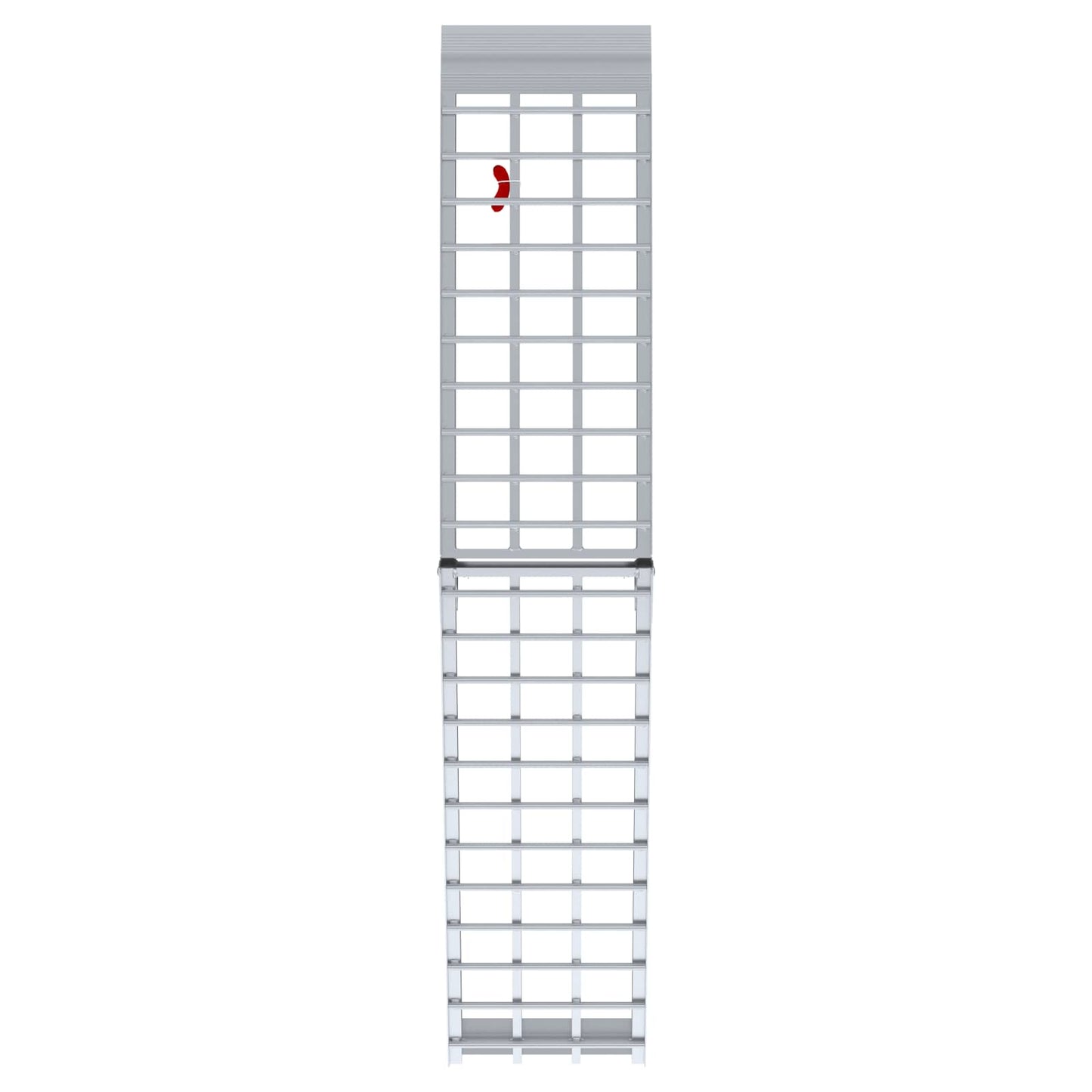 Motorcycle Ramp 680 kg Folding Silver 230 x 44 x 5 cm Aluminium