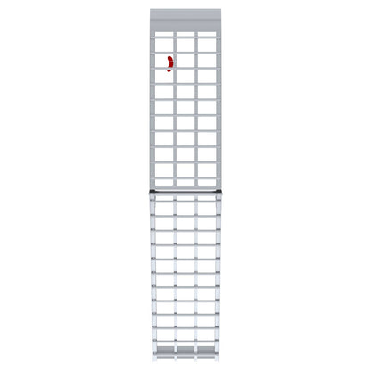 Motorcycle Ramp 680 kg Folding Silver 230 x 44 x 5 cm Aluminium