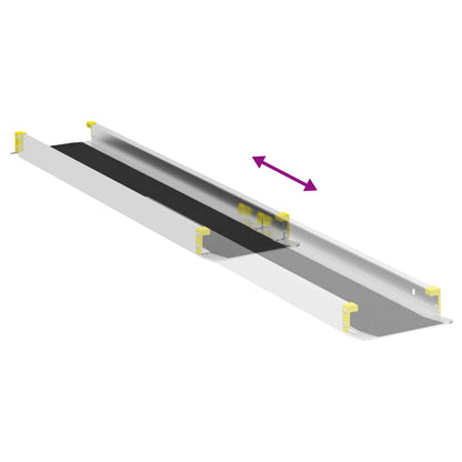 Ramp for Wheelchair 270 kg 2 pcs Black 152 x 19 x 5.5 cm