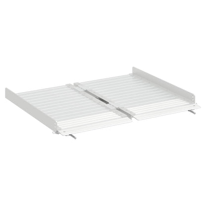 Ramp for Wheelchair 270 kg Silver 62 x 73 x 5 cm Aluminium