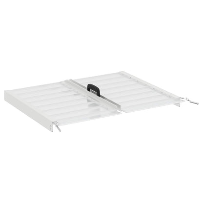 Ramp for Wheelchair 270 kg Silver 62 x 73 x 5 cm Aluminium