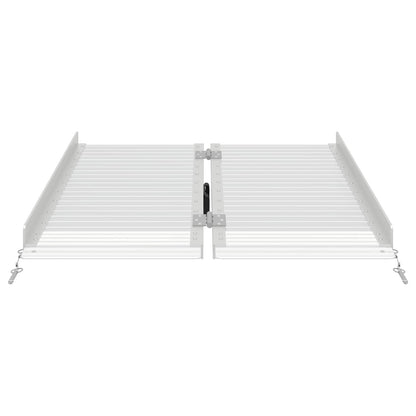 Ramp for Wheelchair 270 kg Silver 270 kg Aluminium