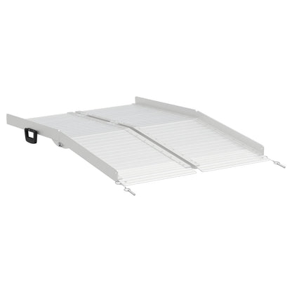 Ramp for Wheelchair 270 kg Silver 270 kg Aluminium