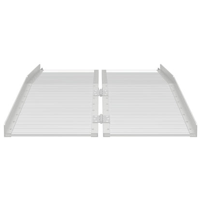 Ramp for Wheelchair 270 kg Silver 270 kg Aluminium