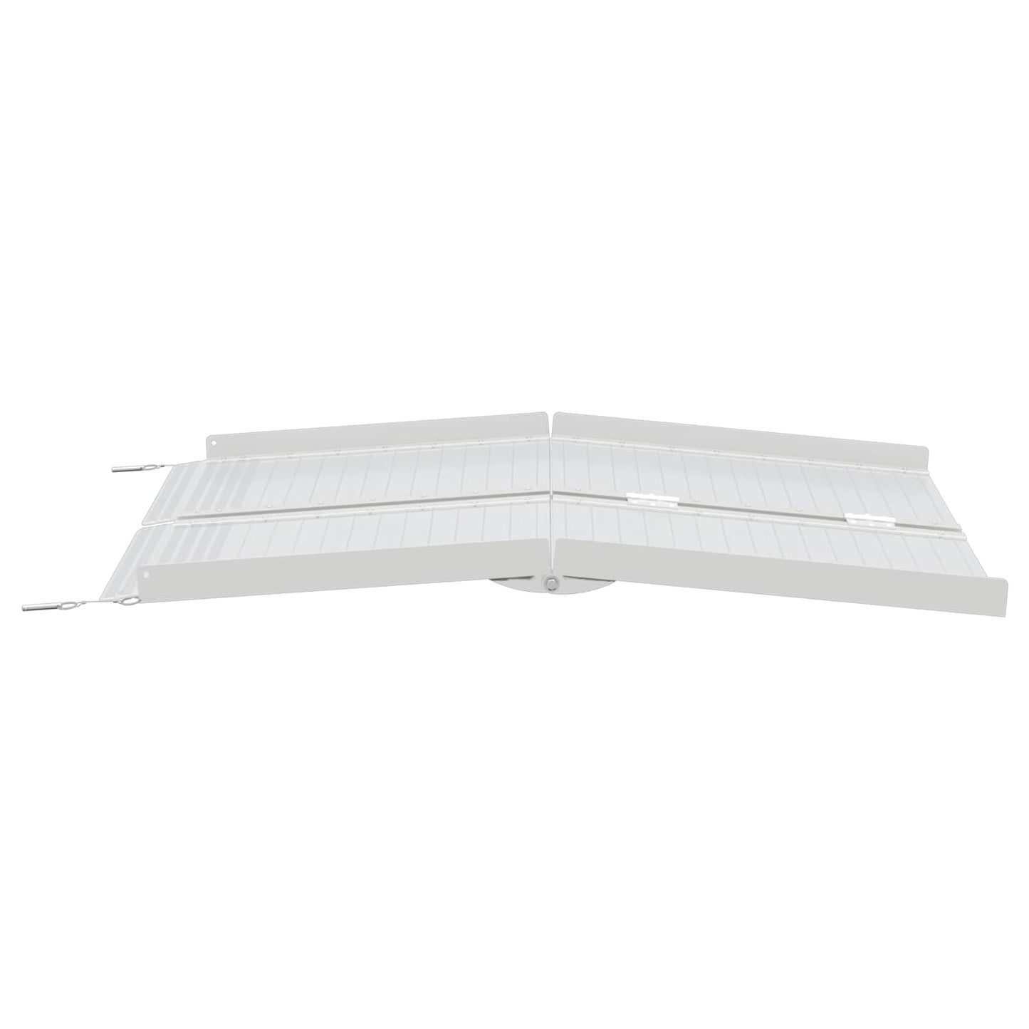 Ramp for Wheelchair 270 kg Silver 270 kg Aluminium