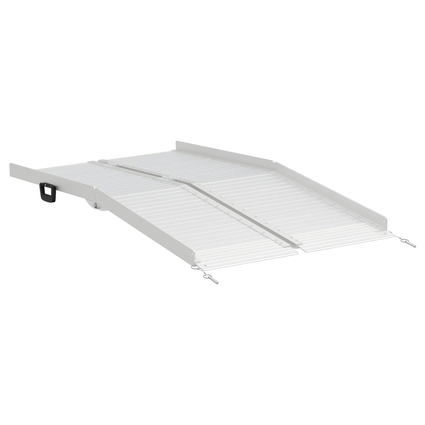 Ramp for Wheelchair 270 kg Silver 270 kg Aluminium