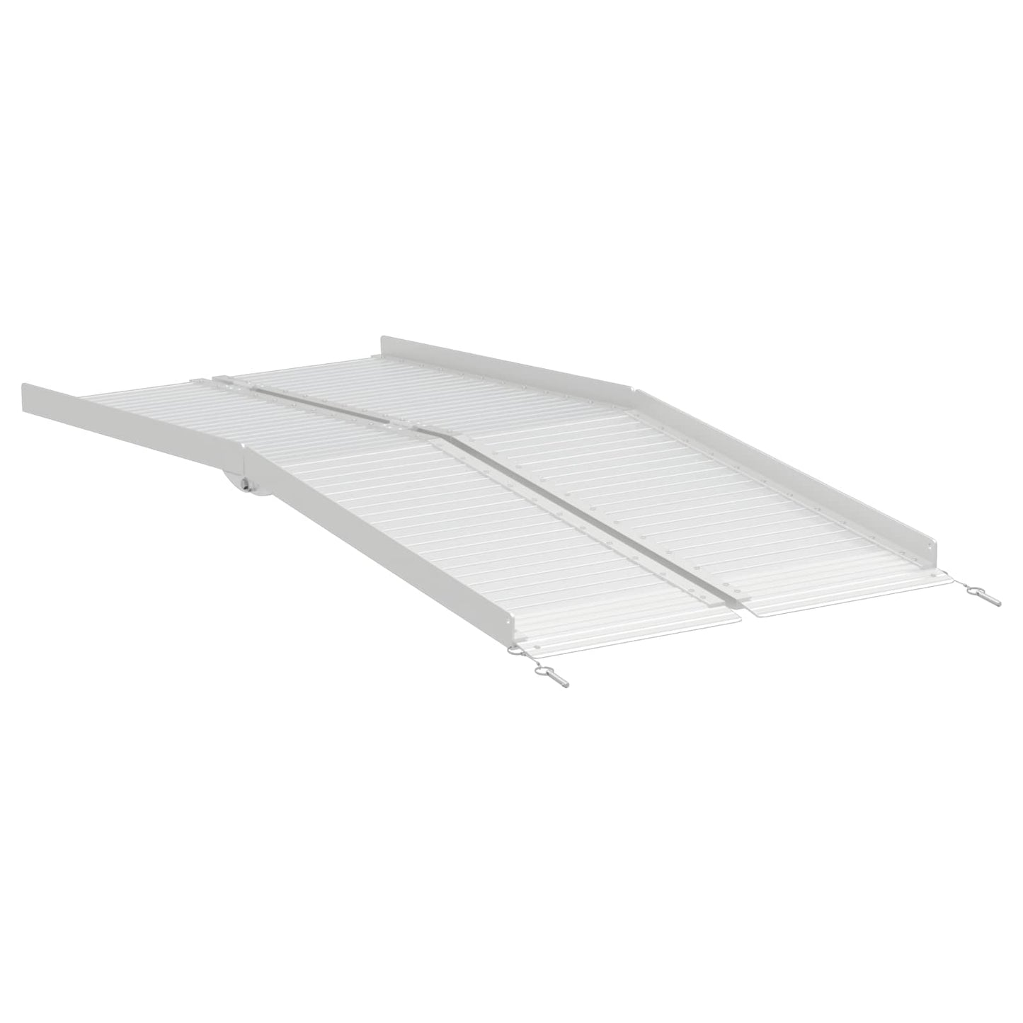 Ramp for Wheelchair 270 kg Silver 270 kg Aluminium