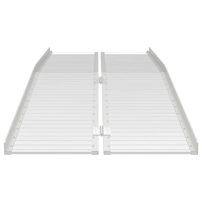 Ramp for Wheelchair 270 kg Silver 270 kg Aluminium