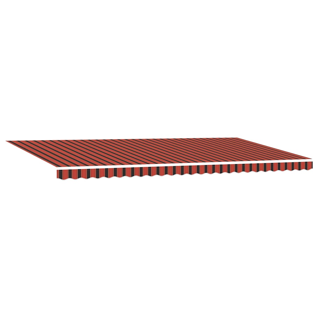 Retractable Awning Manual Orange and Brown 600 x 300 cm