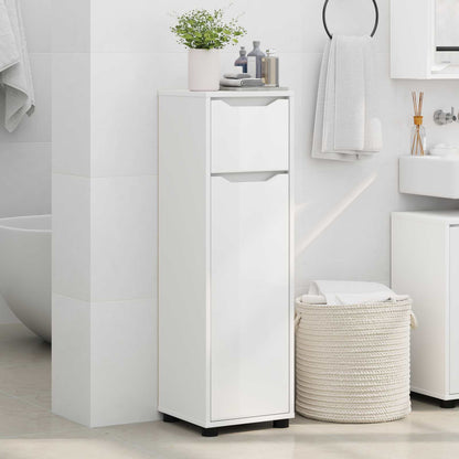 Bathroom Cabinet White 30.5 x 30 x 101 cm Engineered Wood
