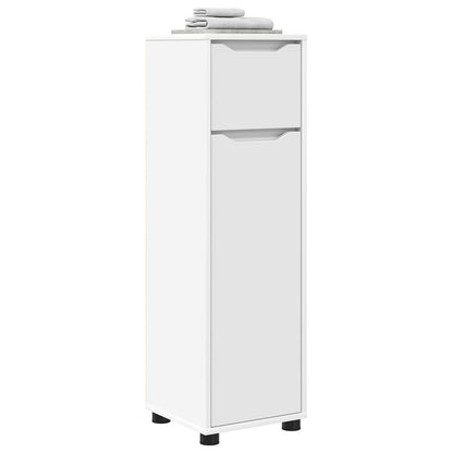 Bathroom Cabinet White 30.5 x 30 x 101 cm Engineered Wood