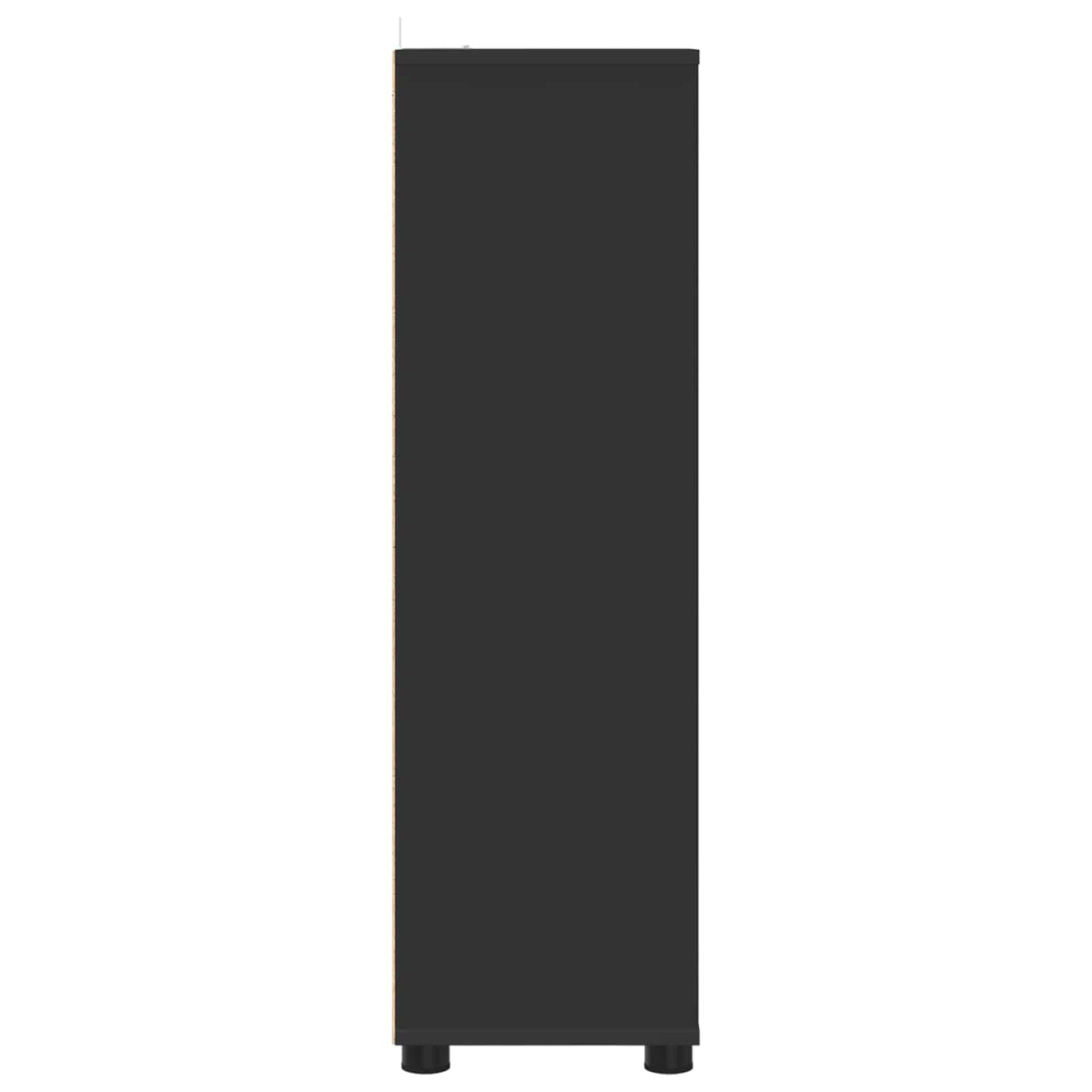Bathroom Cabinet Black 30.5 x 30 x 101 cm Engineered Wood
