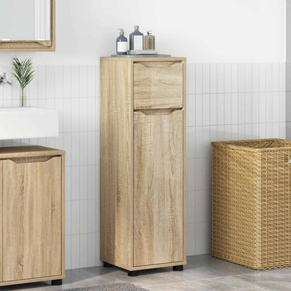 Bathroom Cabinet Sonoma Oak 30.5 x 30 x 101 cm Engineered Wood