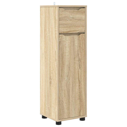 Bathroom Cabinet Sonoma Oak 30.5 x 30 x 101 cm Engineered Wood