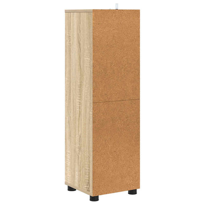 Bathroom Cabinet Sonoma Oak 30.5 x 30 x 101 cm Engineered Wood