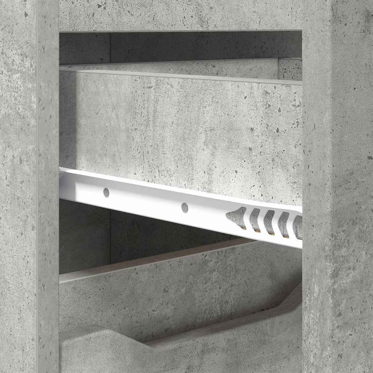 Bathroom Cabinet Concrete Grey 30.5 x 30 x 101 cm