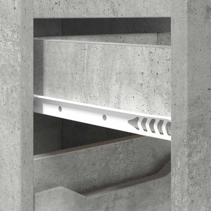 Bathroom Cabinet Concrete Grey 30.5 x 30 x 101 cm