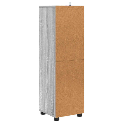Bathroom Cabinet Grey Sonoma 30.5 x 30 x 101 cm Engineered Wood
