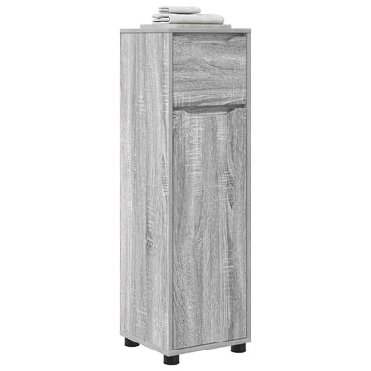 Bathroom Cabinet Grey Sonoma 30.5 x 30 x 101 cm Engineered Wood