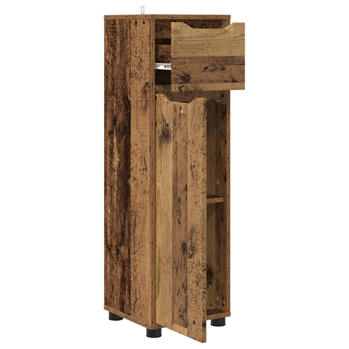 Bathroom Cabinet Old Wood 30.5 x 30 x 101 cm Engineered Wood