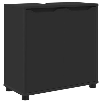 Bathroom Basin Cabinet Black 60 x 30 x 60 cm Engineered Wood