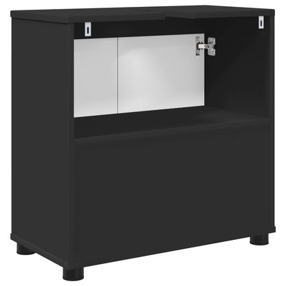 Bathroom Basin Cabinet Black 60 x 30 x 60 cm Engineered Wood