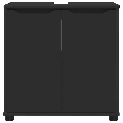 Bathroom Basin Cabinet Black 60 x 30 x 60 cm Engineered Wood