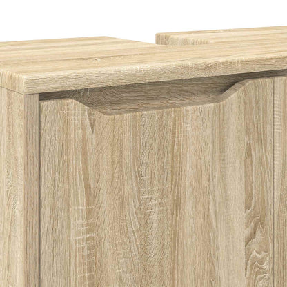 Bathroom Basin Cabinet Sonoma Oak 60 x 30 x 60 cm