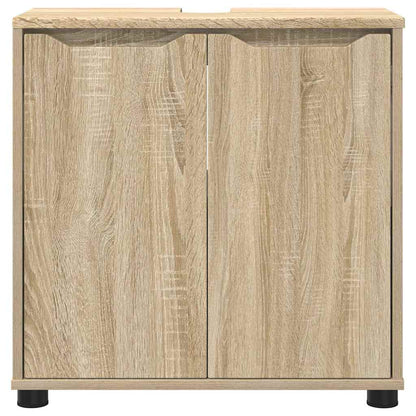 Bathroom Basin Cabinet with Shelf Sonoma Oak 60 x 30 x 60 cm