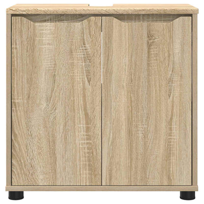 Bathroom Basin Cabinet Sonoma Oak 60 x 30 x 60 cm