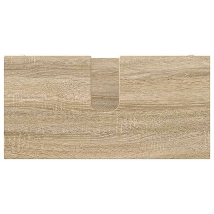 Bathroom Basin Cabinet with Shelf Sonoma Oak 60 x 30 x 60 cm