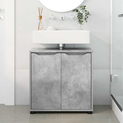 Bathroom Basin Cabinet Concrete Grey 60 x 30 x 60 cm