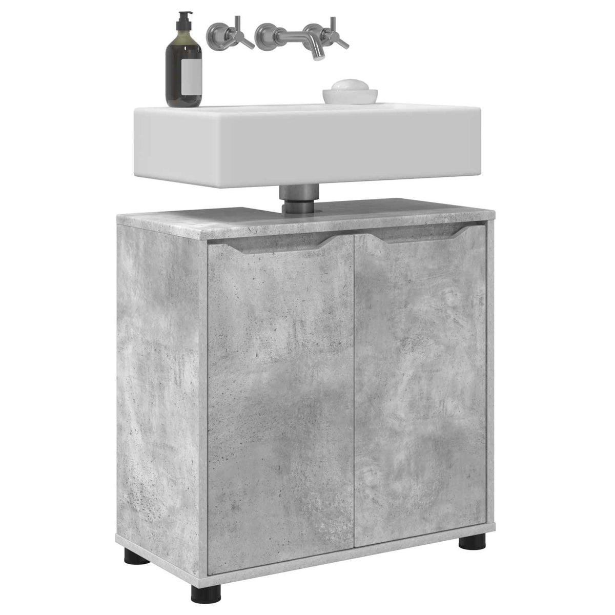 Bathroom Basin Cabinet Concrete Grey 60 x 30 x 60 cm