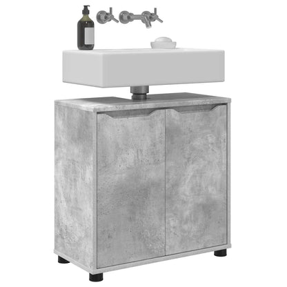 Bathroom Basin Cabinet Concrete Grey 60 x 30 x 60 cm