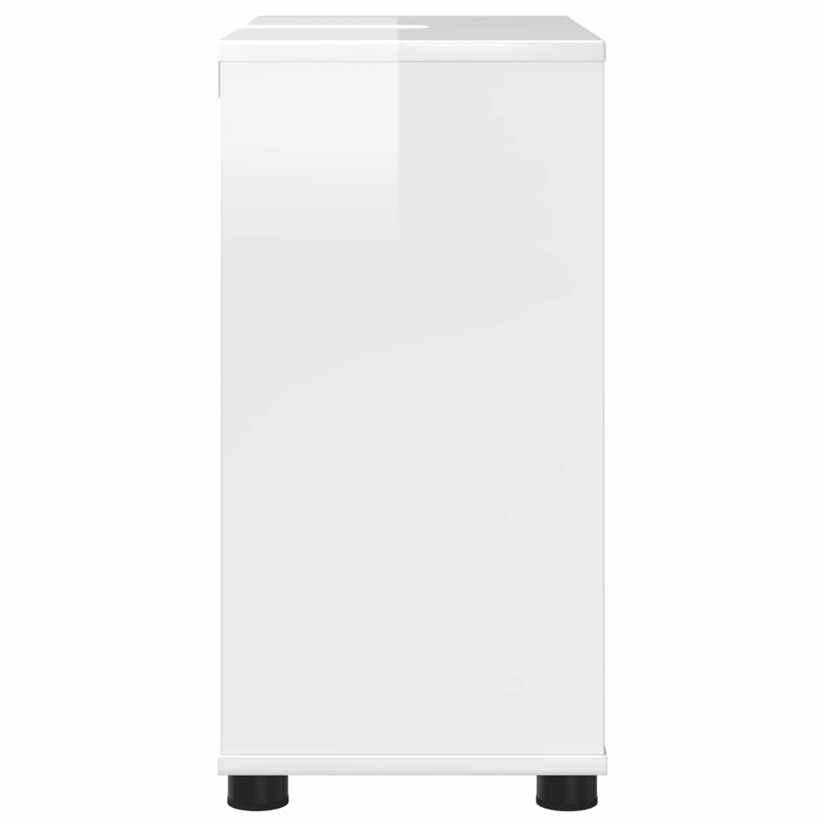 Bathroom Basin Cabinet High Gloss White 60 x 30 x 60 cm