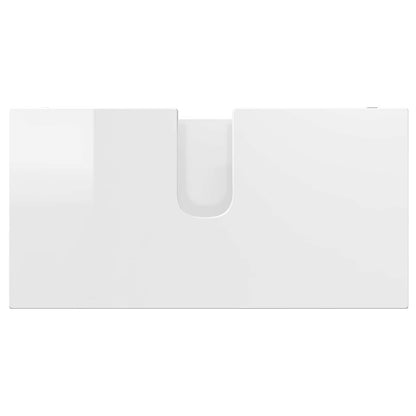 Bathroom Basin Cabinet High Gloss White 60 x 30 x 60 cm