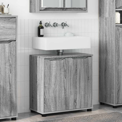 Bathroom Basin Cabinet Grey Sonoma 60 x 30 x 60 cm