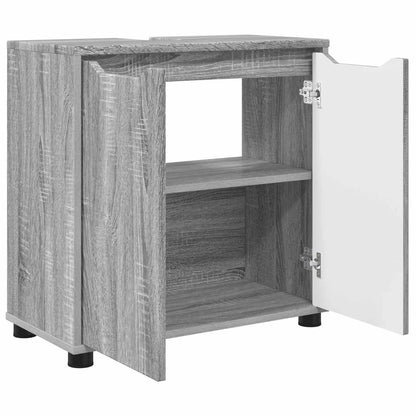 Bathroom Basin Cabinet Grey Sonoma 60 x 30 x 60 cm